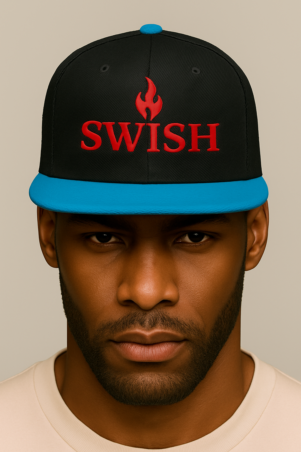 SWISH™ Flame Cap – Smoke With Intention Snapback Hat
