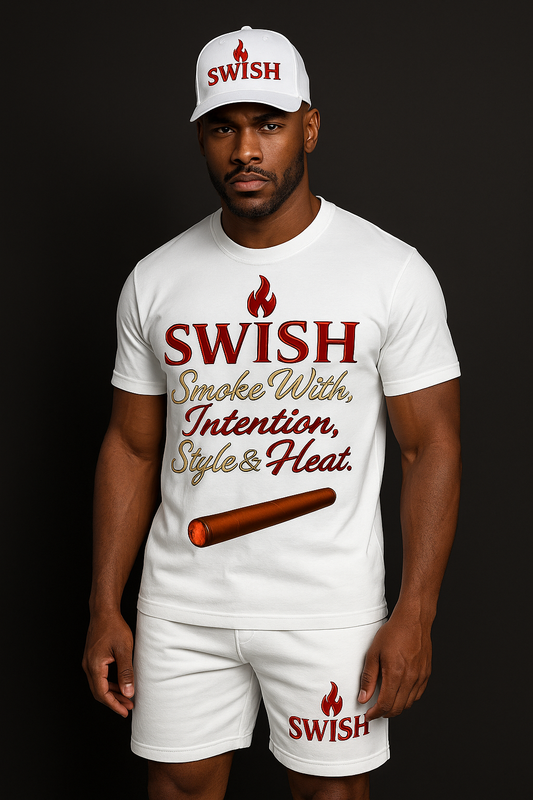 💨 SWISH™ Collection – Where Smoke Meets Style  Unisex t-shirt