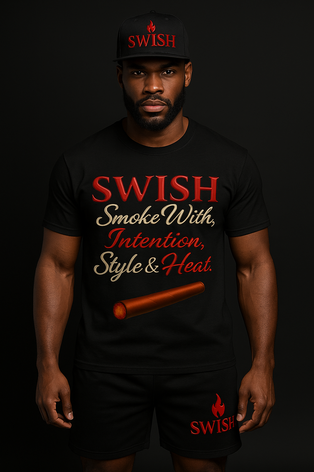 💨 SWISH™ Collection – Where Smoke Meets Style  Unisex t-shirt