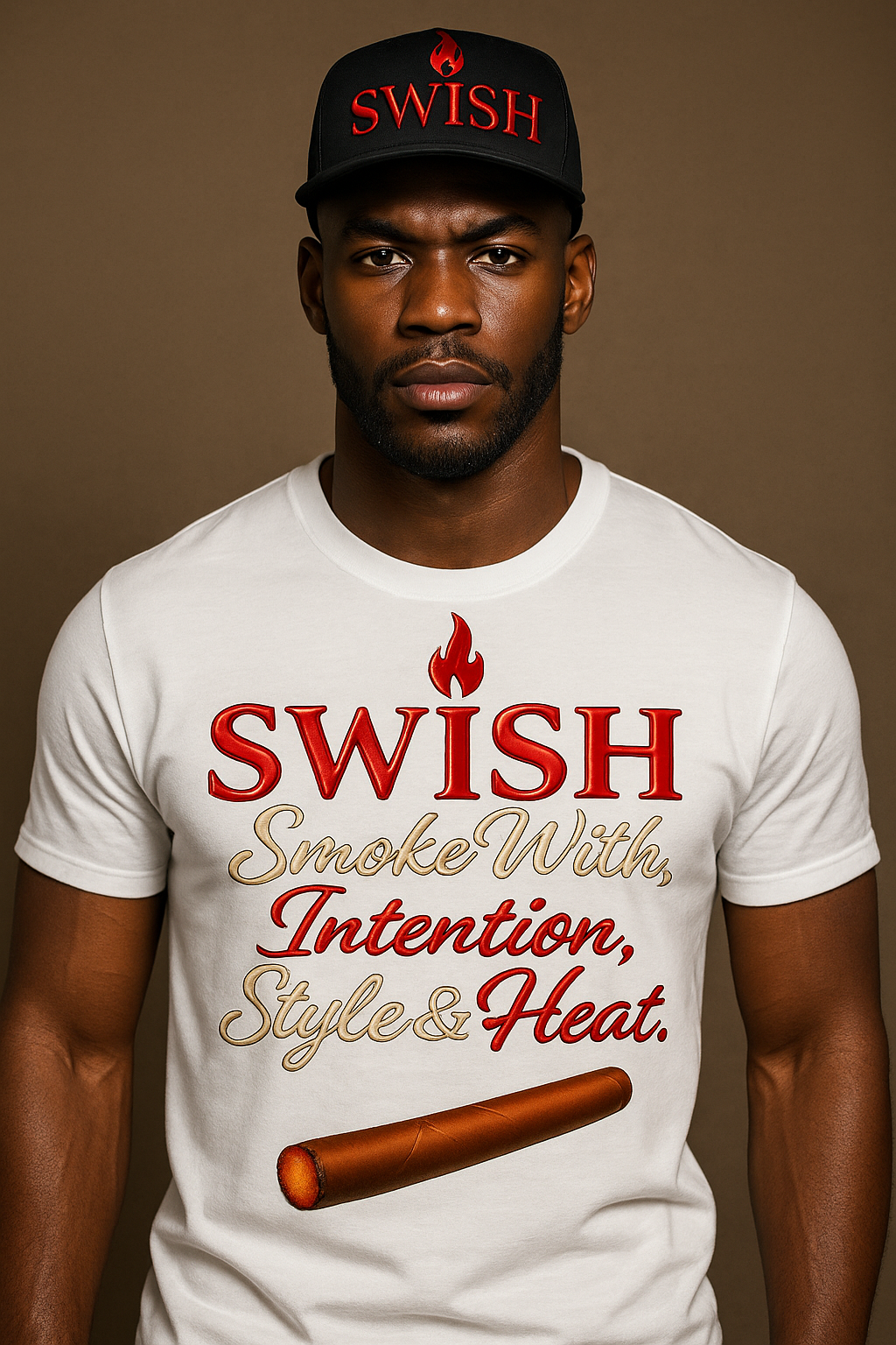 💨 SWISH™ Collection – Where Smoke Meets Style  Unisex t-shirt