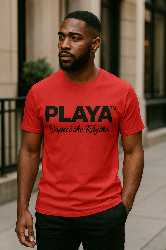 PLAYA™ Respect the Rhythm | Luxe Tee Graphic for Bella+Canvas Unisex t-shirt